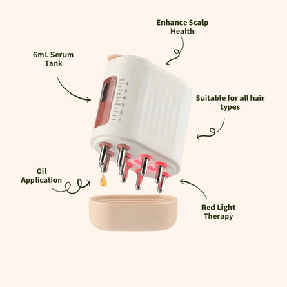 Ambior - Advanced Scalp Care Massager With Red Light Therapy