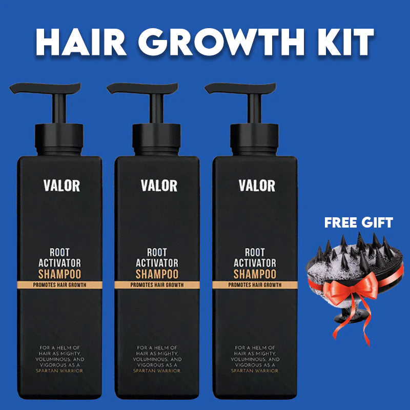 VALOR™ - Root Activator Shampoo - Increased Hair Growth with Just 4 Washes a Week*